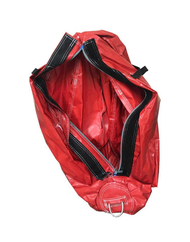 Red Wrecking Ball Cover with Handle
