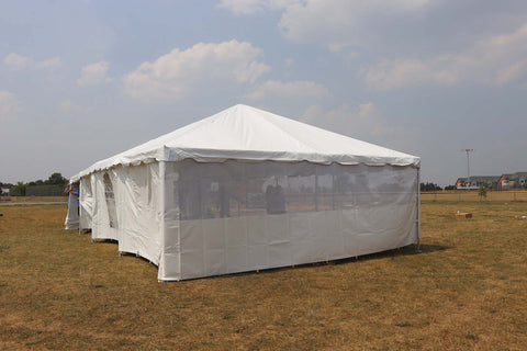 7' x 20' Party & Canopy Tent Standard Mesh Sidewall