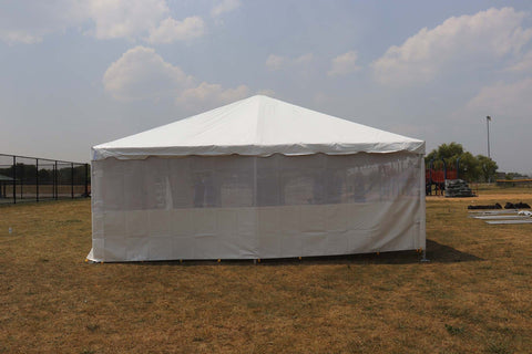 7' x 20' Party & Canopy Tent Standard Mesh Sidewall