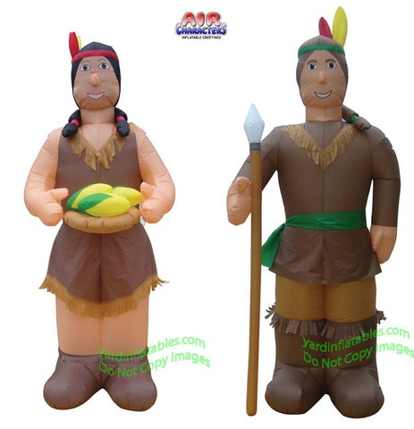 Thanksgiving INDIAN Man And Woman COMBO
