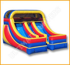 Inflatable 12′ Double Lane Slide S061