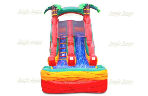 14  Fiery Tropical Water Slide