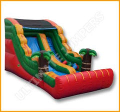Inflatable 14′ Tropical Slide S060