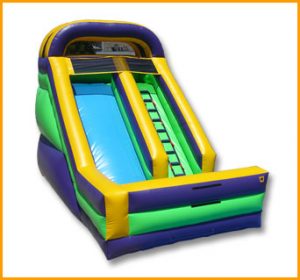 Inflatable 18′ Front Load Single Lane Slide S016