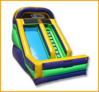 Inflatable 18′ Front Load Single Lane Slide S016