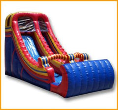 Inflatable 18′ Primary Colors Front Load Slide S054