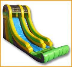 Inflatable 19′ Front Load Single Lane Slide S050