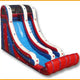 19′H Inflatable Patriotic Single Lane Slide by Ultimate Jumpers