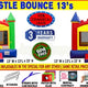 2  Castle Bounce House 13 X 13