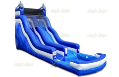 20'H Dolphin Water Slide by Jungle Jumps