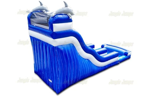 20'H Dolphin Water Slide by Jungle Jumps