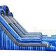20 High Dual Lane Blue Gray Marble Slide