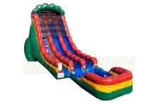 20 Ruby Rouge Double Lane Slide with Pool