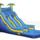 20'H Tropical Slide by Jungle Jumps