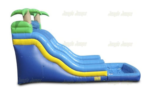 20'H Tropical Slide by Jungle Jumps
