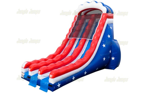 20 USA Wave Double Lane Slide