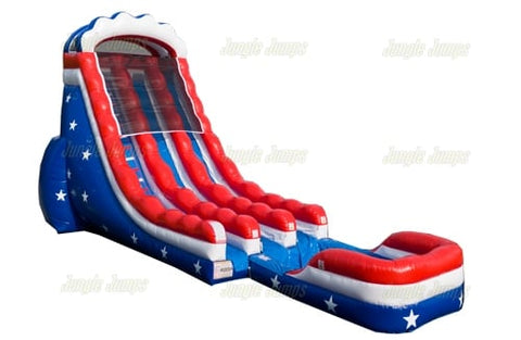 20 USA Wave Double Lane Slide with Pool