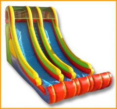 Inflatable 22′ Front Load Double Lane Slide S048