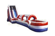 22'H USA Wet only Run N Splash by Jungle Jumps