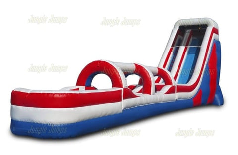 22'H USA Wet only Run N Splash by Jungle Jumps