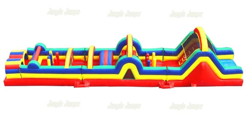 59 feet Obstacle Course with Slide