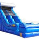 18'H Aqua Tide Wave Splash Pool Slide by Jungle Jumps