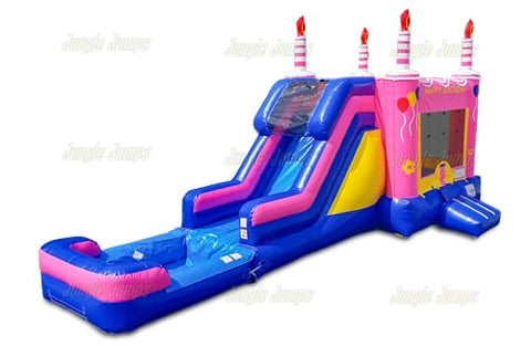 16'H Birthday Cake Wet/Dry by Jungle Jumps