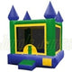Blue and Green Mini Castle by Jungle Jumps