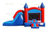 Image of 15'H Blue Double Lane Combo Dry by Jungle Jumps