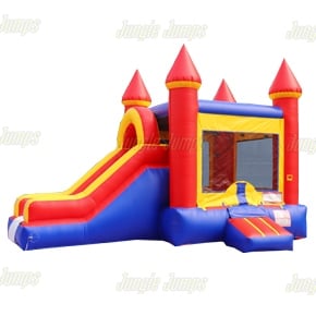 Blue & Red Castle Combo by Jungle Jumps