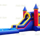 Blue & Red Combo with Pool by Jungle Jumps