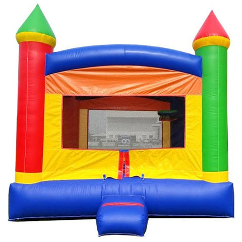 Rental Lite Rainbow Bounce House with Blower