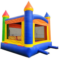 Rental Lite Rainbow Bounce House with Blower