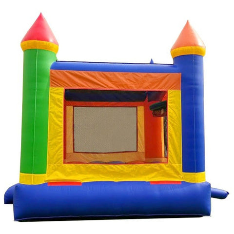 Rental Lite Rainbow Bounce House with Blower