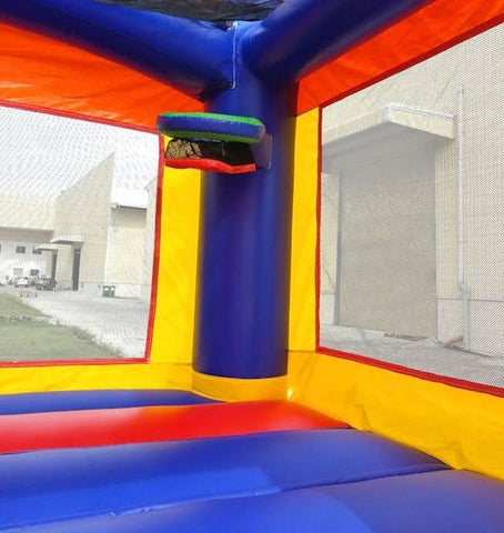 Rental Lite Rainbow Bounce House with Blower