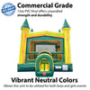 Image of Green Marble Modular Bounce House with Blower