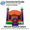Image of Orange Castle Inflatable Bounce House with Blower