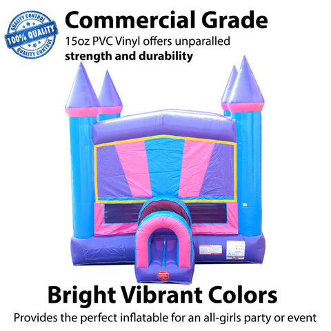 Modular Pink Inflatable Bounce House with Blower