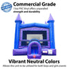 Image of Purple Marble Modular Bounce House with Blower