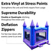 Image of Purple Marble Modular Bounce House with Blower