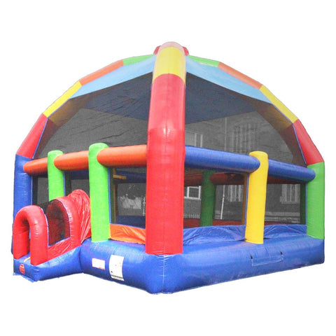 22' x 22' Big Bubba Giant Rainbow Bounce House with Blower