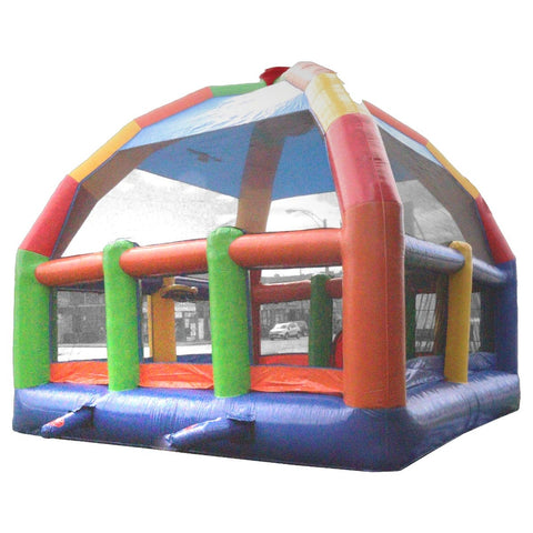 22' x 22' Big Bubba Giant Rainbow Bounce House with Blower
