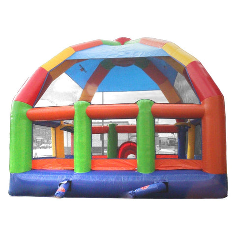 22' x 22' Big Bubba Giant Rainbow Bounce House with Blower