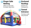 Image of 22' x 22' Big Bubba Giant Rainbow Bounce House with Blower
