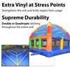 Image of 22' x 22' Big Bubba Giant Rainbow Bounce House with Blower