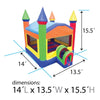 Image of Commercial Inflatable Water Slide and Bounce House Trio