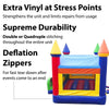 Image of Rainbow Castle Inflatable Bounce House with Blower