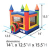 Image of Rainbow Modular Bounce House with Blower