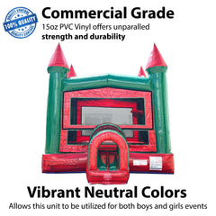 Red Marble Modular Bounce House with Blower