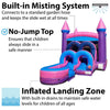 Image of Kids Pink Water Slide Bounce House Combo with Blower
